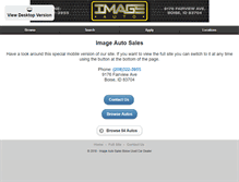 Tablet Screenshot of myimageauto.com